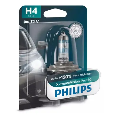 Philips H4 12V 60/55W P43t-38 X-tremeVision Pro150 1ks blistr 12342XVPB1