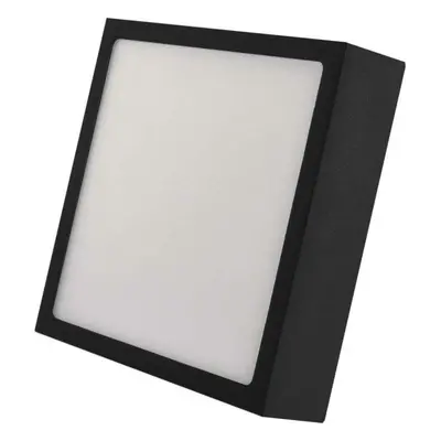 EMOS LED svítidlo NEXXO černé, 17 x 17 cm, 12,5 W, teplá/neutrální bílá ZM6333