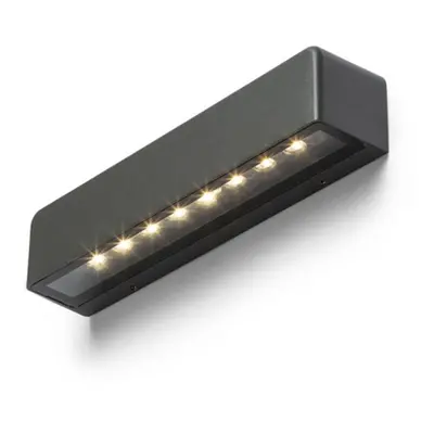 RED - DESIGN RENDL RENDL SAMPO nástěnná antracitová 230V LED 9W IP65 3000K R13619