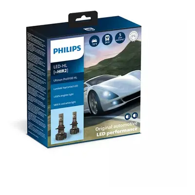 Philips HIR2 12V/24V PX22D Ultinon Pro9100 HL LED 5800K NOECE 2ks PH 11012U91X2