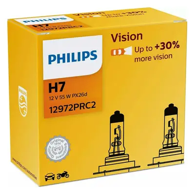 Philips H7 12V 55W PX26d Vision +30% 2ks 12972PRC2