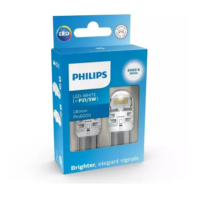 Philips LED P21/5W 12V 2.5/0.5W Ultinon Pro6000 SI 6000K 2ks 11499CU60X2