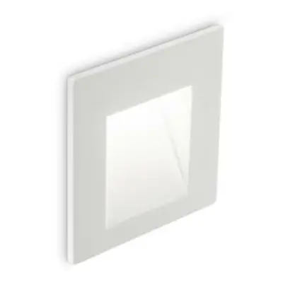 LED Nástěnné zápustné svítidlo Ideal Lux BIT BIANCO 3000K 269023 3W 215lm 3000K IP65 6,5cm bílé