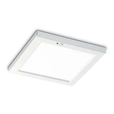 Ideal Lux stropní svítidlo Aura pl hranaté 4000k sensor 306391