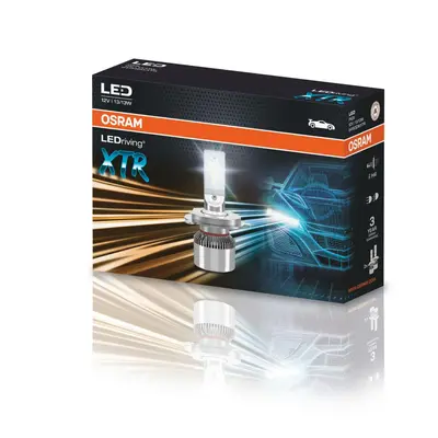 OSRAM LEDRiving XTR H4 12V 13/13W P43t 6000K Cool White 2ks 64193DWXTR