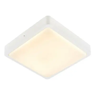 SLV BIG WHITE AINOS SQUARE SENSOR Outdoor, nástěnné a stropní LED svítidlo, bílé, spínač CCT 300