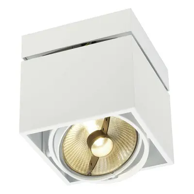 SLV BIG WHITE KARDAMOD, stropní svítidlo, jedna žárovka, QPAR111, hranaté, bílé, max. 75 W 11710