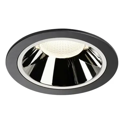 SLV BIG WHITE NUMINOS DL XL vnitřní LED zápustné stropní svítidlo černá/chrom 4000 K 20° 1004035