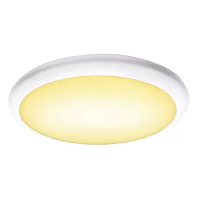 SLV BIG WHITE RUBA 16 CW LED, venkovní nástěnné a stropní nástavbové svítidlo, bílá, IP65, 3000/