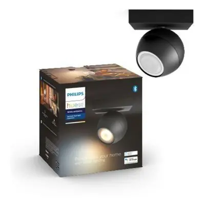 Philips HUE WA Buckram bodové LED svítidlo GU10 5W 350lm 2200-6500K IP20, černé