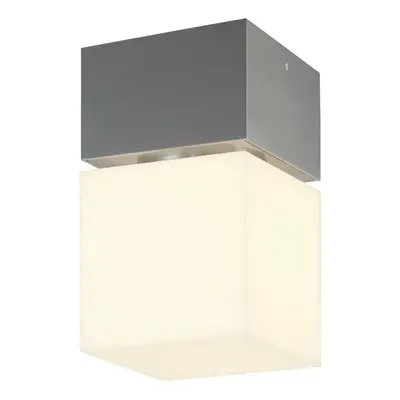 SLV BIG WHITE SQUARE CL venkovní stropní svítidlo, LED, ušlechtilá ocel 316, 3000K, IP44 1000835