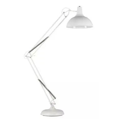 Azzardo GUNNAR stojací lampa 1x E27 50W bez zdroje 165cm IP20, bílá