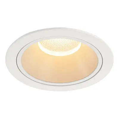 SLV BIG WHITE NUMINOS DL XL vnitřní LED zápustné stropní svítidlo bílá/bílá 2700 K 40° 1004001