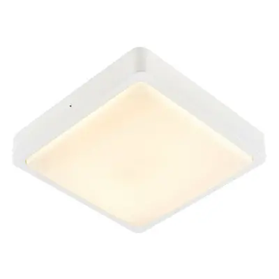 SLV BIG WHITE AINOS SQUARE Outdoor, nástěnné a stropní LED svítidlo, bílé, spínač CCT 3000/4000K