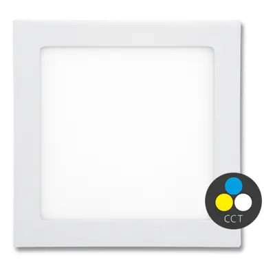 Ecolite SMD panel 17x17cm 12W CCT IP44 960lm LED-WSQ-CCT/12W/BI