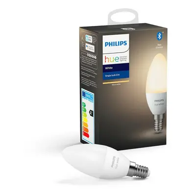 Philips HUE white LED žárovka E14 B39 5,5W 470lm 2700K IP20