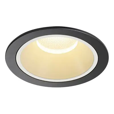 SLV BIG WHITE NUMINOS DL XL vnitřní LED zápustné stropní svítidlo černá/bílá 3000 K 40° 1004013