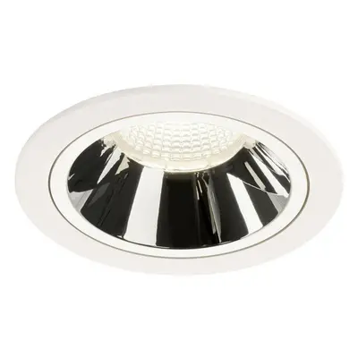 SLV BIG WHITE NUMINOS DL L vnitřní LED zápustné stropní svítidlo bílá/chrom 4000 K 40° 1003978