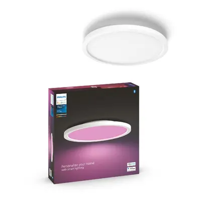 Philips HUE Hue WACA Surimu přisazený LED panel 1x40W 2850lm 2000-6500K RGB IP20 39cm kulatý bíl