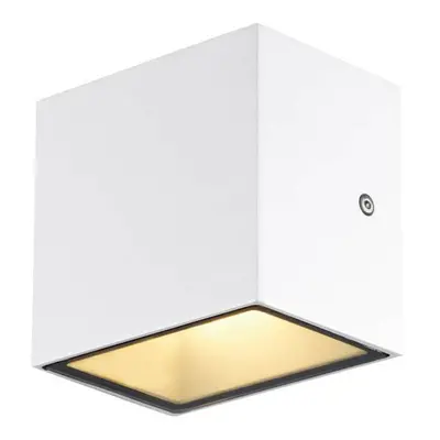 SLV BIG WHITE SITRA CUBE WL LED venkovní nástěnné a stropní nástavbové svítidlo, bílá, IP44, 300