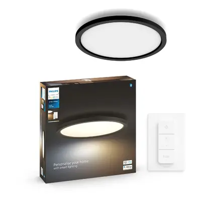 Philips HUE Hue WA Aurelle přisazený LED panel 24,5W 2450lm 2200-6500K IP20 39,5cm černé + ovlad