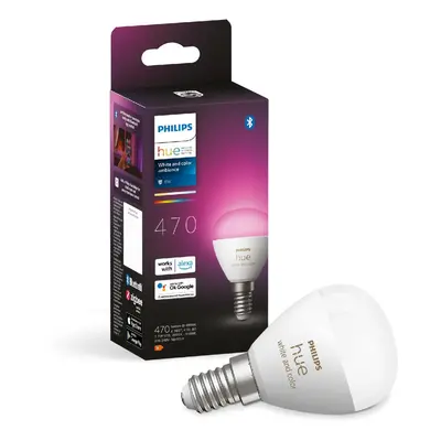 Philips HUE WACA LED Luster žárovka E14 5,1W 470lm 2000-6500K RGB IP20, stmívatelné