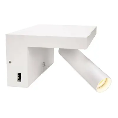 SLV BIG WHITE KARPO Bedside LED vnitřní nástěnné nástavbové svítidlo, bílá, 3000K 1002140