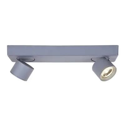 ACA Lighting bodové svítidlo nástěnné LED 10W COB 80° 3000K 800LM šedá hliník 32X7XH10CM PLUTO R