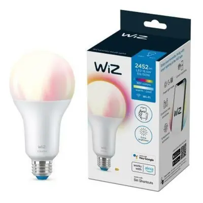 WiZ LED žárovka E27 A80 18,5W (150W) 2452lm 2200-6500K RGB IP20, stmívatelná