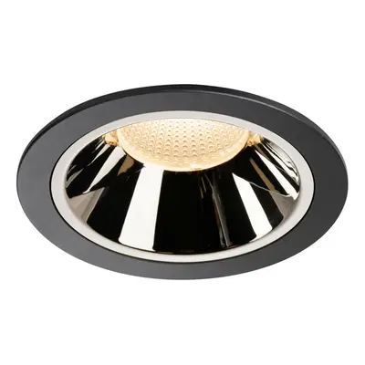 SLV BIG WHITE NUMINOS DL XL vnitřní LED zápustné stropní svítidlo černá/chrom 2700 K 20° 1003987