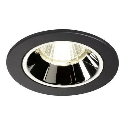 SLV BIG WHITE NUMINOS DL S vnitřní LED zápustné stropní svítidlo černá/chrom 4000 K 20° včetně l