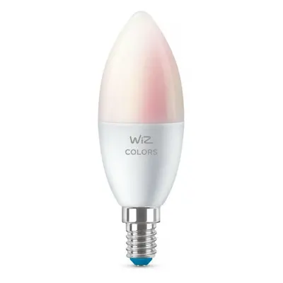 WiZ SET 2x LED žárovka E14 C37 Candle 4,9W (40W) 470lm 2700-6500K RGB IP20, stmívatelná