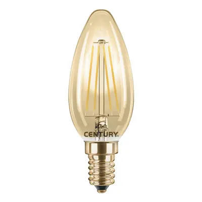 CENTURY LED FILAMENT SVÍČKA EPOCA 4W E14 2200K 320Lm 360d 35x97mm IP20 CEN INVM1-041422