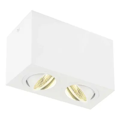 SLV BIG WHITE TRILEDO Double LED vnitřní stropní nástavbové svítidlo, bílá, 3000K, 16W 1002008