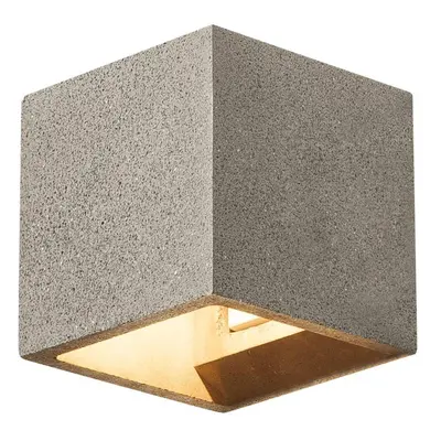 SLV BIG WHITE SOLID CUBE, nástěnné světlo, QT14, černý pískovec, max. 25W 1000911