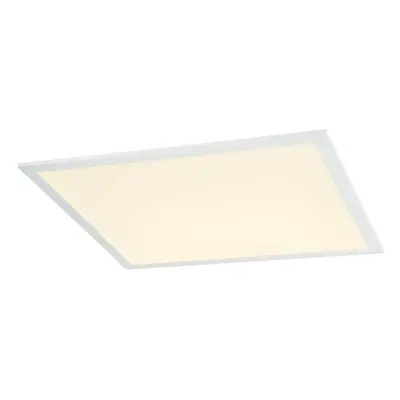 SLV BIG WHITE LED PANEL 600x600 Indoor, stropní vestavné LED svítidlo, bílé, 3000K, UGR