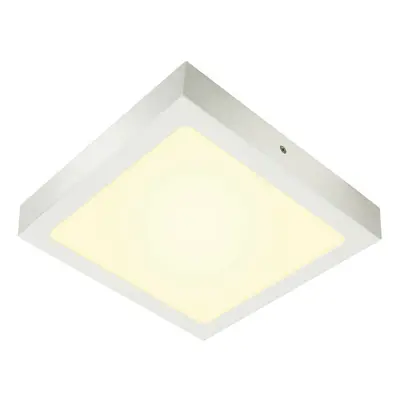 SLV BIG WHITE SENSER 24 Indoor, stropní LED svítidlo hranaté, bílé, 3000K 1003019