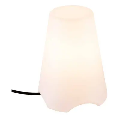 SLV BIG WHITE KIROCONE TL venkovní stolní lampa, E27, IP44, bílá, max. 60W 1001778