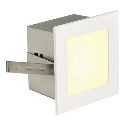 SLV BIG WHITE FRAME BASIC, vestavné svítidlo, LED, 3000K, hranaté, bílé matné, vč. listových pru