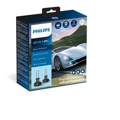 Philips H1 12V/24V P14,5s Ultinon Pro9100 HL LED 5800K NOECE 2ks PH 11258U91X2