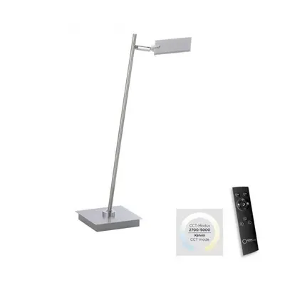 PAUL NEUHAUS PURE MIRA LED stolní lampa, hliník, stmívatelná, na psací stůl 2700-5000K