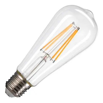 SLV BIG WHITE ST58 E27 LED světelný zdroj transparentní 7,5 W 2700 K CRI 90 320° 1005268