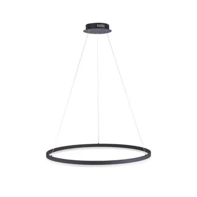 PAUL NEUHAUS LED závěsné svítidlo, kruhové, antracit, moderní design SimplyDim 2700K PN 2383-13