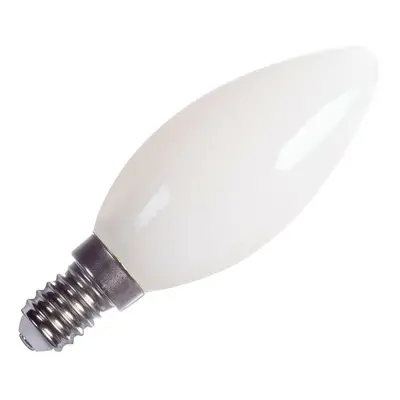 SLV BIG WHITE C35 E14 LED světelný zdroj matný 4,2 W 2700 K CRI 90 320° 1005285