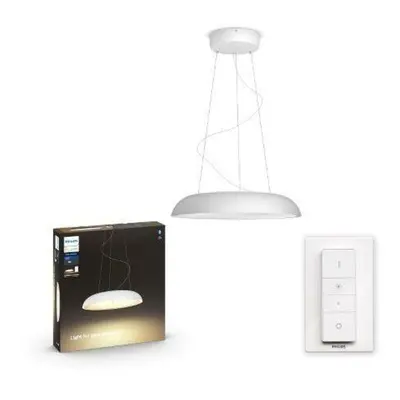 Philips HUE WA Amaze závěsné LED svítidlo 25W 2900lm 2200-6500K IP20 43,4cm bílá + ovladač