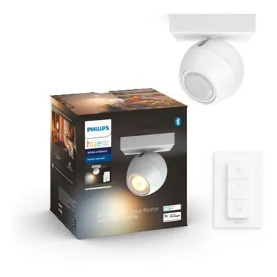 Philips HUE WA Buckram bodové LED svítidlo GU10 5W 350lm 2200-6500K, bílé + ovladač