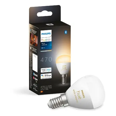 Philips HUE WA LED Luster žárovka E14 5,1W 470lm K IP20, stmívatelné