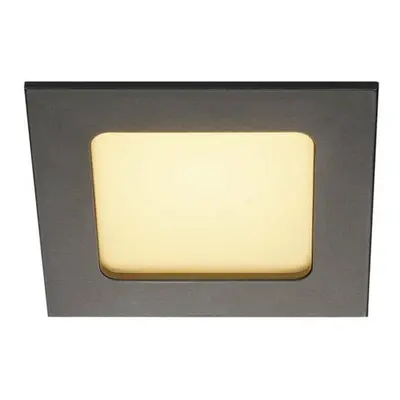 SLV BIG WHITE FRAME BASIC, vestavné svítidlo, LED, 3000K, černé matné, sada, 9,4 W, vč. ovladače