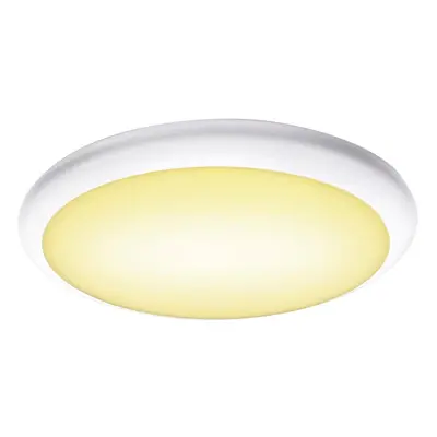 SLV BIG WHITE RUBA 42 CW venkovní LED nástěnné a stropní přisazené svítidlo bílé CCT switch 3000