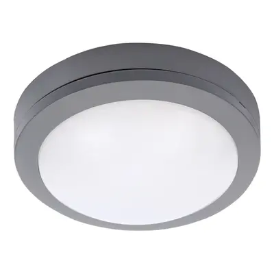 Solight LED venkovní osvětlení Siena, šedé, 13W, 910lm, 4000K, IP54, 17cm WO746